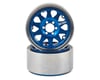 Image 1 for Vanquish Products Method 101 2.2 Aluminum Beadlock Crawler Wheel (2-Blue/Black)