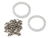 Image 3 for Vanquish Products Method 101 2.2 Aluminum Beadlock Crawler Wheel (2-Blue/Silver)