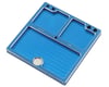 Image 1 for VRP 80mmx80mm Aluminum Small Parts Tray w/Storage Pouch (Blue)