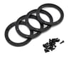 Image 2 for Vaterra 1.9 Beadlock Crawler Wheels w/Rings (2) (Twin Hammers) (Silver/Black)