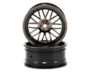 Image 1 for Vaterra 12mm Hex 54x26mm Front Deep Mesh Wheel (2) (Black Chrome)