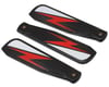 Image 1 for Vulcan Rotors 105mm Carbon Fiber Tail Blade Set (Red) (3)