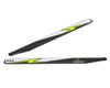 Image 1 for Vulcan Rotors 420mm Carbon Fiber Main Blade Set (Yellow)