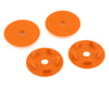 Image 1 for Webster Mods Split Spoked Wheel Mud Plugs for Traxxas Slash (Orange) (4)