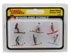 Image 2 for Woodland Scenics HO Scale Snow Skiers Micro Figures Set