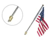 Image 3 for Woodland Scenics N Scale Value Pack: Wall Mount U.S. Flags w/Spotlight