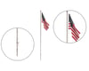 Image 3 for Woodland Scenics Value Pack U.S. Flag: US Flags w/Poles & Light Hub