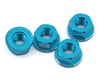 Image 1 for Whitz Racing Products 4mm Flanged Wheel Nuts (Blue) (4)