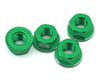 Image 1 for Whitz Racing Products 4mm Flanged Wheel Nuts (Green) (4)