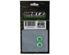 Image 2 for Whitz Racing Products CNC Aluminum Low Profile Wing Washers (Green) (2)