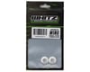 Image 2 for Whitz Racing Products CNC Aluminum Low Profile Wing Washers (Silver) (2)