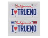 Image 1 for WRAP-UP NEXT REAL 3D U.S. License Plate (2) (I LOVE TRUENO) (11x50mm)