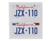 Image 1 for WRAP-UP NEXT REAL 3D U.S. License Plate (2) (JZX-110) (11x50mm)
