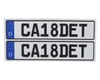 Image 1 for WRAP-UP NEXT REAL 3D E.U. License Plate (2) (CA18DET) (11x50mm)