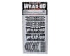 Image 2 for WRAP-UP NEXT Logo Tire Sticker (Black) (Type-A) (140x80mm)