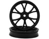 Image 1 for eXcelerate Super V Drag Racing Front Wheels (Black) (2) w/12mm Hex