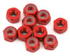 Image 1 for eXcelerate 3mm Aluminum Lock Nuts (Red) (10)