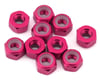Image 1 for eXcelerate 3mm Aluminum Lock Nuts (Pink) (10)