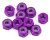 Image 1 for eXcelerate 3mm Aluminum Lock Nuts (Purple) (10)