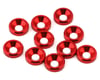 Image 1 for eXcelerate 3mm Countersunk Washers (Red) (10)