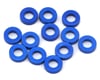 Image 1 for eXcelerate 3x6x1.5mm Aluminum Shims (Blue) (12)