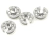 Image 1 for XRAY Aluminum Shock Spring Retaining Collar Set (Silver) (4)