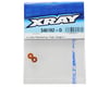 Image 2 for XRAY Aluminum Radio Plate Bushing (Orange) (2) (Fixed)