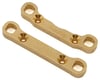 Image 1 for XRAY +2mm Brass Rear Lower Suspension Holder Set