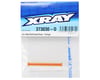 Image 2 for XRAY Aluminum Rear Bulkhead Brace (Orange)