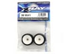 Image 2 for XRAY 9mm Hex Rear Foam Tire Mounted (2) (White) (35 Deg)