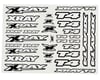 Image 1 for XRAY T4 Sticker Decal Sheet (White)