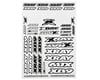 Image 1 for XRAY XB9 Sticker Sheet (White)