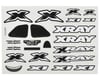 Image 1 for XRAY X1 Sticker Sheet (White)