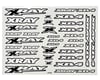 Image 1 for XRAY XB4 Sticker Sheet (White)