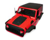 Image 1 for Xtra Speed Jeep Wrangler Hard Plastic Body Kit (Red) (313mm)