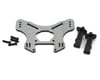 Image 1 for Xtreme Racing 4mm Carbon Fiber Short Course Truck Front Shock Tower (Silver) (Losi 8ight 2.0)
