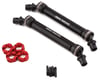 Image 1 for Yeah Racing Axial Capra 1.9 Front & Rear Steel Center Driveshafts (Black) (2)