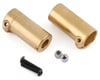 Image 1 for Yeah Racing Axial SCX10 II Brass Left & Right Straight Axle Adapters (2) (27g)