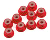 Image 1 for Yeah Racing 3mm Aluminum Flanged Lock Nut (10) (Red)
