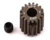 Image 1 for Yeah Racing 64P Hard Coated Aluminum Pinion Gear (17T)