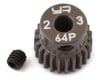 Image 1 for Yeah Racing 64P Hard Coated Aluminum Pinion Gear (23T)
