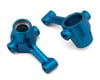 Image 1 for Yeah Racing Tamiya G601/GF01 Aluminum Front Steering Knuckles (Blue) (2)