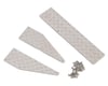 Image 1 for Yeah Racing Stainless Steel Diamond Plate Rear Bumper Panels for Traxxas TRX-4