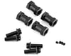 Image 1 for Yeah Racing 12mm Aluminum Hex Adaptors (Black) (4) (20mm Offset)