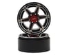 Image 1 for Yeah Racing 2.2 Aluminum CNC 6 Spoke Beadlock Wheel w/Hub (2) (Black)