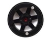 Image 2 for Yeah Racing 2.2 Aluminum CNC 6 Spoke Beadlock Wheel w/Hub (2) (Black)