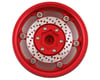 Image 2 for Yeah Racing 1.9" Aluminum BXC 6 Spoke Beadlock Wheels w/Faux Rotors (Red) (2)