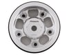 Image 2 for Yeah Racing SCX24 1.0" Aluminum 5 Spoke Beadlock Wheels (Silver) (4)