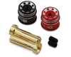 Image 1 for Yeah Racing Heatsink Bullet Plug Grips w/5mm Bullets (Black/Red)