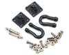 Image 1 for Yeah Racing 1/10 Crawler Scale Heavy Duty Shackle w/Mounting Bracket (Black) (2)